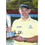 Golf Stephen Gallacher 12x8 signed colour photo of the European Tour and Ryder Cup player. Good