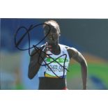 Athletics Dina Asher Smith signed 6x4 colour photo of 2019 World 200m champion and Olympic bronze