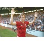 Football Phil Neal signed 12x8 colour photo pictured during his playing days with Liverpool. Good