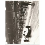 Motor racing Jim Clark original 10x8 press black and white photo picturing the legendary Jim Clark
