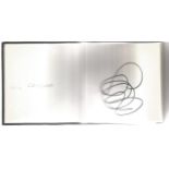 Football collection autograph book over 30 signatures from players from the premier league past