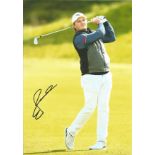 Golf Eddie Pepperell signed 12x8 colour photo. Edward Louis Pepperell (born 22 January 1991) is an