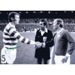 Billy Mcneill 1972, Football Autographed 16 X 12 Photo, A Superb Image Depicting The Celtic