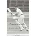 Cricket Dennis Amiss signed 6x4 black and white post card. Good Condition. All autographed items are