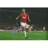 Football Darren Fletcher signed 12x8 colour photo pictured while playing for Manchester United. Good