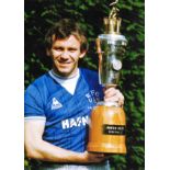 Football Peter Reid signed 16x12 colour photo pictured during his playing days with Everton. Good