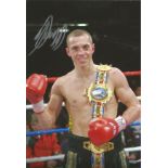 Boxing Scott Quigg signed 12x8 colour photo pictured with the Lonsdale Belt. Scott Quigg (born 9