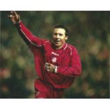 Nick Barmby Signed Liverpool 8x10 Photo. Good Condition. All autographed items are genuine hand