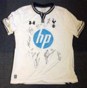 Football Tottenham Hotspur multi signed Spurs shirt 2013/14 season signatures include Harry Kane,