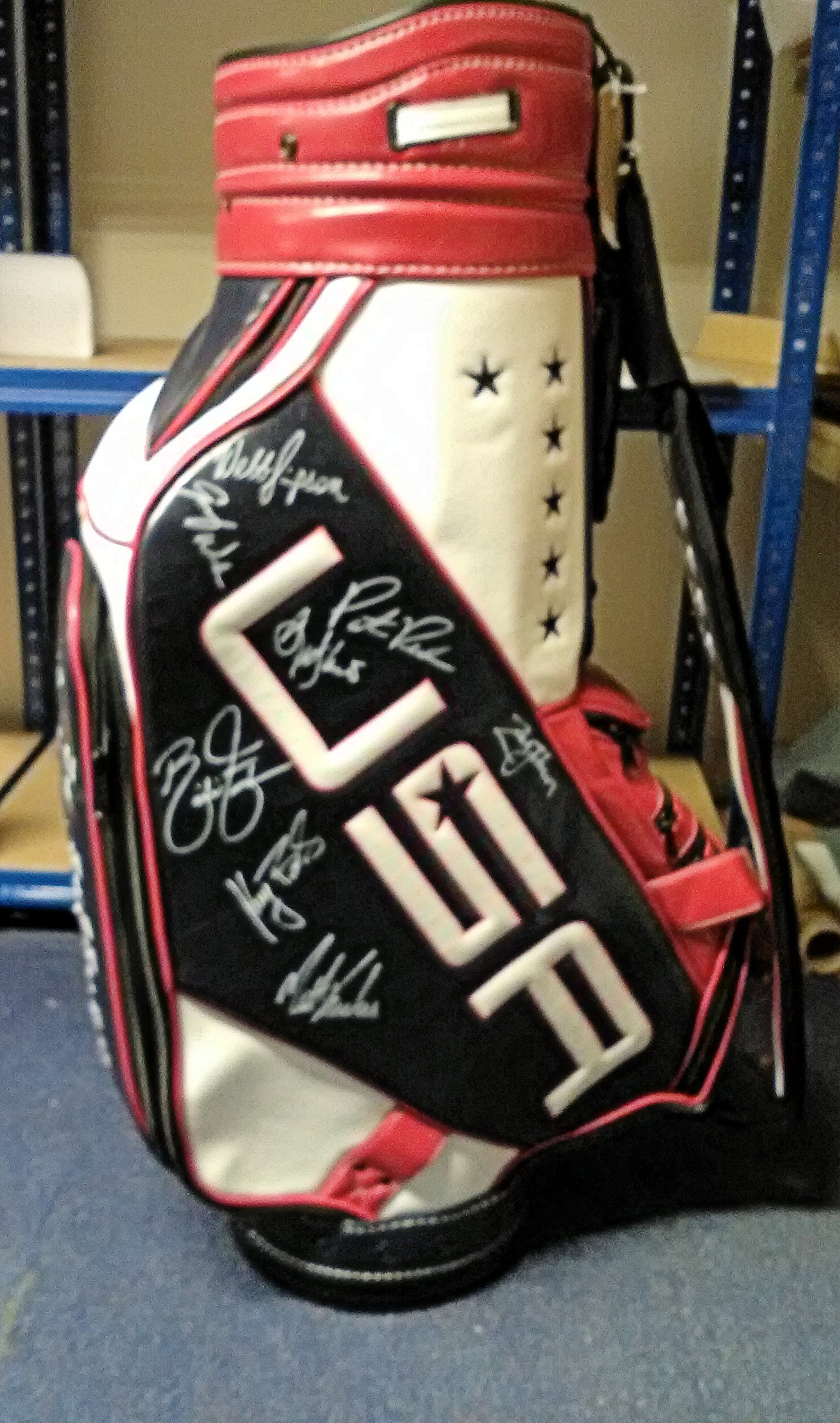 Golf Tom Watsons Golf Staff bag made specially for the 2014 Ryder Cup held at Gleneagles, this is - Image 2 of 3