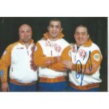 Olympics Levon Julfalakyan signed 6x4 colour photo of the gold medallist in the 68kg Greco Roman