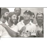 Cricket Geoffrey Boycott signed 6x4 black and white photo. Good Condition. All autographed items are