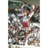 Olympics Maxi Gnauck signed 6x4 colour photo of the gold, silver and bronze medallist at the 1980