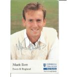 Cricket Mark Ilott signed 6x4 colour promo photo. Good Condition. All autographed items are