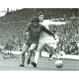 Football Paddy Mulligan signed 10x8 black and white photo pictured in action for Chelsea. Good