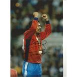 Athletics Daley Thompson Signed 12 x 8 inch sport photo. Good Condition. All autographed items are