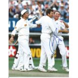 Cricket Robert Croft signed 10x8 colour photo pictured while playing for England in the 1996 One Day
