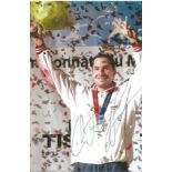 Olympics Stanislav Pozdniakov signed 6x4 colour photo of the triple Olympic gold medal winner in