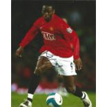 Football Louis Saha signed 10x8 colour photo pictured in action for Manchester United. Good