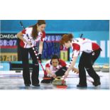 Olympics Jill Officer signed 6x4 colour photo of the gold medallist in the Curling event in the 2014