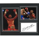 Boxing Kell Brook 12x10 mounted signature piece includes signed album page and two fantastic