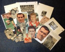 Football Legends collection 20 vintage signature pieces from the 50s and sixties includes names such