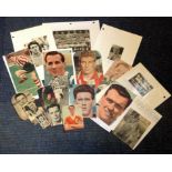 Football Legends collection 20 vintage signature pieces from the 50s and sixties includes names such