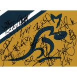 Rugby Union Australia Wallabies multi signed 16x12 colour photo 17 signatures from the 2018 tour