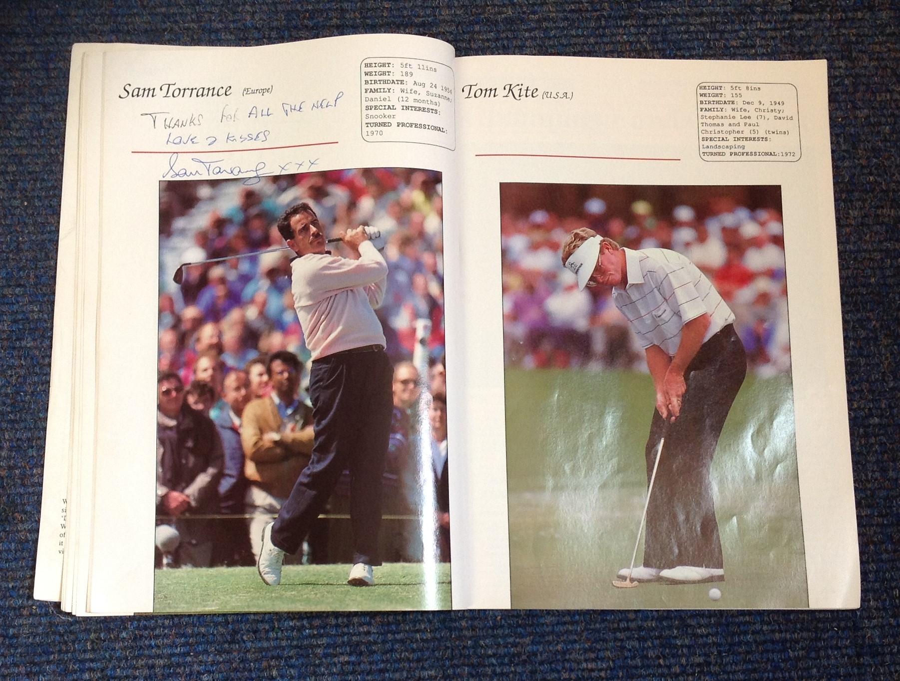 Golf 1989 Ryder Cup signed Golfers News paperback book 12 signatures includes legends of the game - Image 5 of 5