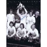 Martin Peters 1973, Football Autographed 16 X 12 Photo, A Superb Image Depicting The Tottenham