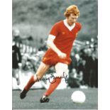 Football David Fairclough signed 10x8 colourised photo pictured in action for Liverpool. Good