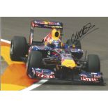 Motor Racing Mark Weber signed 12x8 colour photo pictured driving for Red Bull in Formula One.
