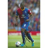 Football Yannick Bolasie signed 12x8 colour photo pictured while playing for Crystal Palace. Good