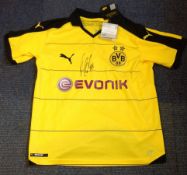 Football Mats Hummels signed Borussia Dortmund shirt (small). Mats Julian Hummels ( born 16 December