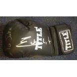 Boxing Chris Eubank Jnr signed Title Boxing Glove dedicated. Christopher Livingstone Eubank Jr. (