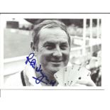 Cricket Ray Illingworth signed 6x4 black and white post card photo. Good Condition. All