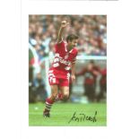 Football Ian Rush signed 12x8 colour photo pictured while playing for Liverpool. Good Condition. All