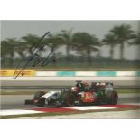 Motor Racing Nico Hulkenberg signed 12x8 colour photo pictured driving for Force India. Good