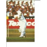 Cricket Mike Gatting signed 6x4 colour post card photo. Good Condition. All autographed items are