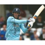 Cricket Jason Roy signed 10x8 colour photo pictured in action for England during the Cricket World