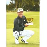 Golf Soren Kjeldsen 12x8 signed colour photo of the European Tour player pictured with the World Cup