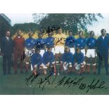 Rangers 1972, Football Autographed 8 X 6 Photo, A Superb Image Depicting The 1972 European Cup