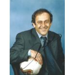 Football Michel Platini signed 6x4 colour photo. Michel François Platini (born 21 June 1955) is a