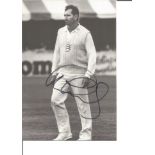 Cricket Graham Gooch signed 6x4 black and white post card photo. Good Condition. All autographed