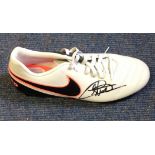 Football Didier Deschamps signed Nike football boot. Didier Claude Deschamps born 15 October 1968)
