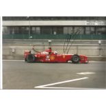 Motor Racing Mika Salo signed 12x8 colour photo pictured driving for Ferrari in Formula One. Good