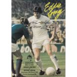 Eddie Gray 1979, Official Programme For Gray's Testimonial, Leeds United V Super-Leeds In 1979,