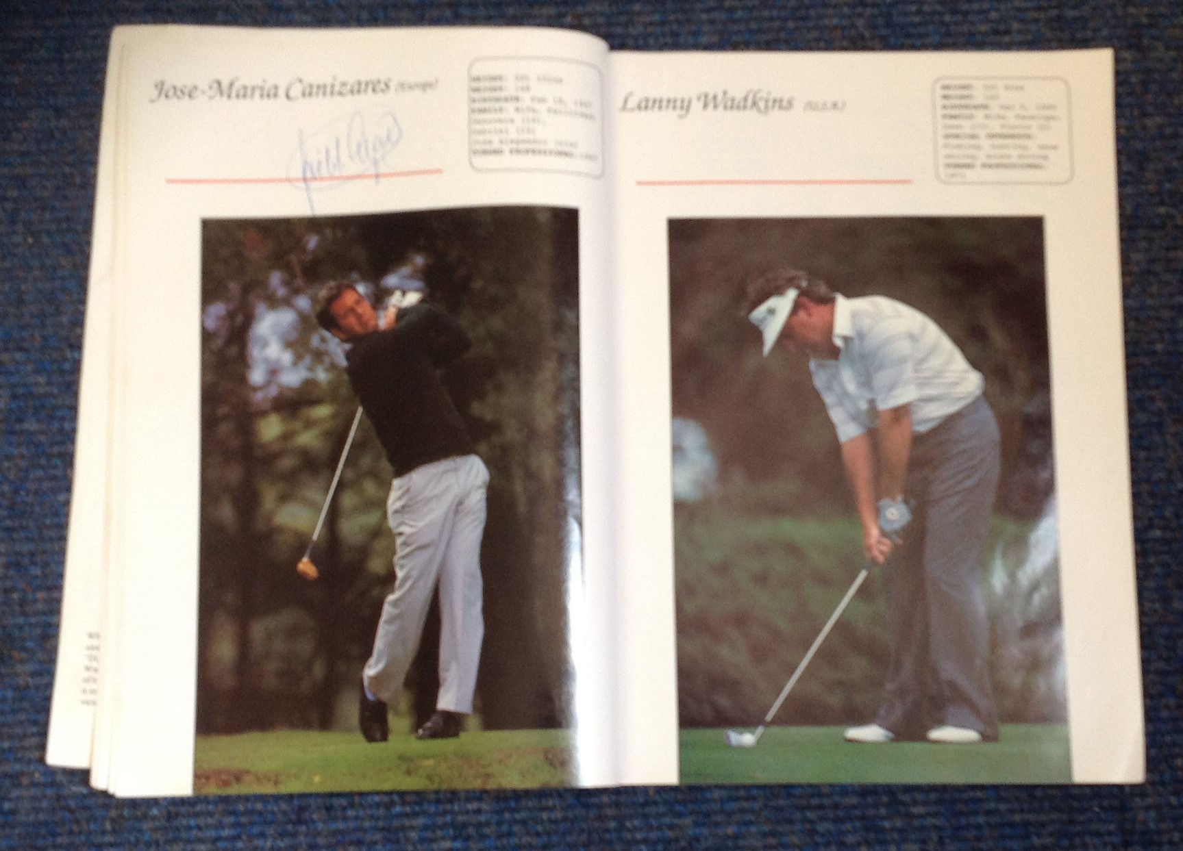 Golf 1989 Ryder Cup signed Golfers News paperback book 12 signatures includes legends of the game - Image 4 of 5