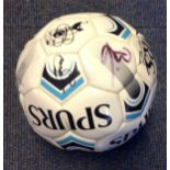 Football Tottenham Hotspur multi signed football includes 10 signatures Harry Kane, Hugo Lloris,