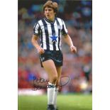 Football Peter Beardsley signed 12x8 colour photo pictured in action for Newcastle United. Good